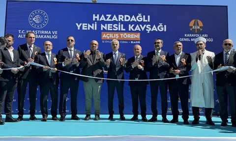 Elazığ'da Modern Ulaşımın Temsili: Hazardağlı Yeni Nesil Kavşağı Açıldı