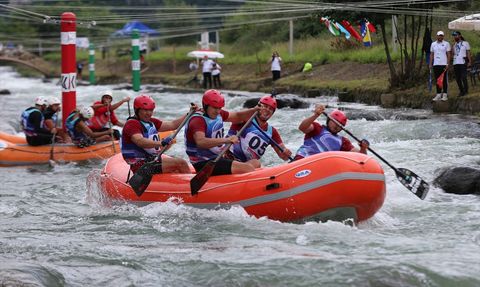 Rize'de Rafting Avrupa Kupası Heyecanı