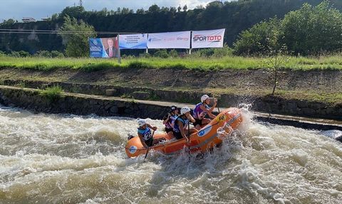 Rize'de Rafting Avrupa Kupası Heyecanı