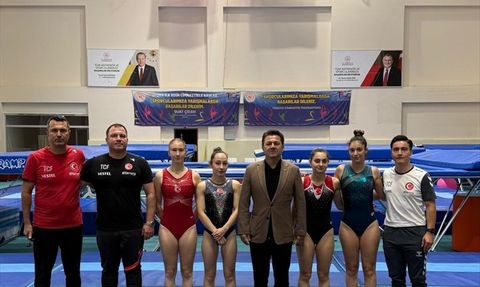 TCF Başkanı Suat Çelen Olimpik Trampolin Kadın Milli Takımı'nı Ziyaret Etti
