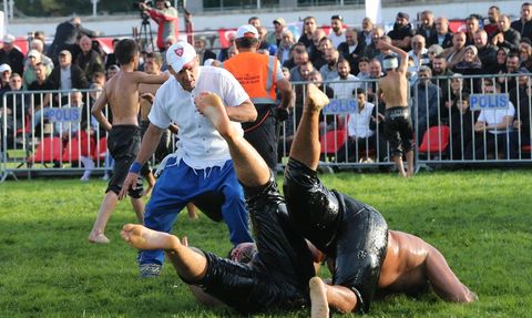 Tokat'ta 1. Ali Yücel Yağlı Pehlivan Güreşleri