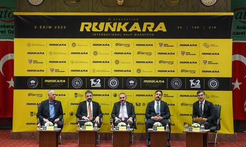 Uluslararası Runkara Yarı Maratonu Basın Toplantısı Gerçekleşti