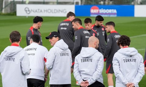 A Milli Futbol Takımı Gürcistan Maçına Hazır