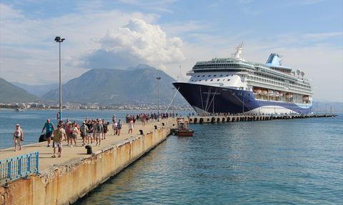 Alanya'ya Gelen Yolcu Gemisi: 1788 Turist.