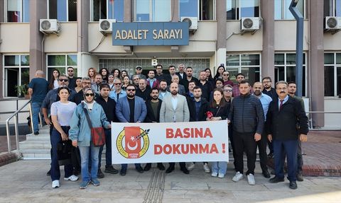 Aydın'da Gazetecilere Saldırıya Tepki
