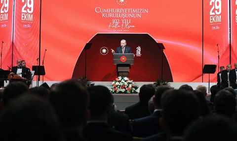 Cumhurbaşkanı Erdoğan'dan Cumhuriyet Mesajı