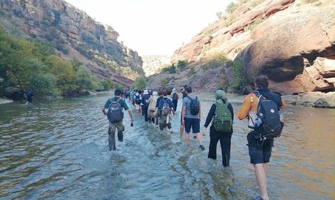 Doğaseverler Zore Kanyonu'nda Yürüyüş Etkinliği Düzenledi