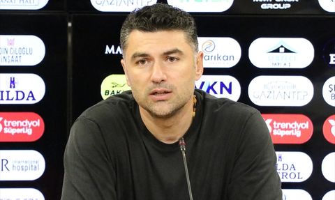 Gaziantep FK Teknik Direktörü Burak Yılmaz Maç Sonrası Değerlendirmelerini Yaptı