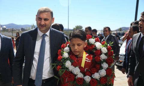 İbrahim Bera Kıvrak Kahramanmaraş'ta Coşkuyla Karşılandı