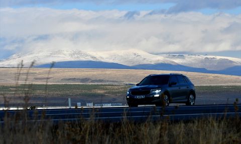 Kars'ın Sarıkamış İlçesi Karla Kaplandı