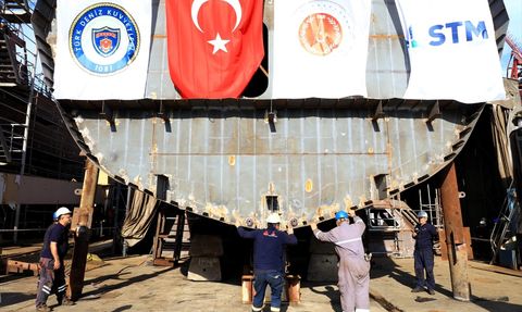 Milli Hücumbot Projesi'nde İlk Blok Kızağa Alındı