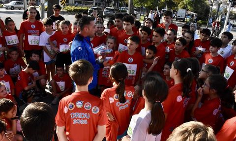 Ordu'da Çocuk Maratonu Heyecanı