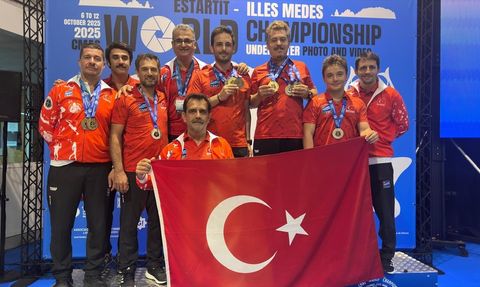 Sualtı Görüntüleme Milli Takımı İspanya'da Şampiyon Oldu