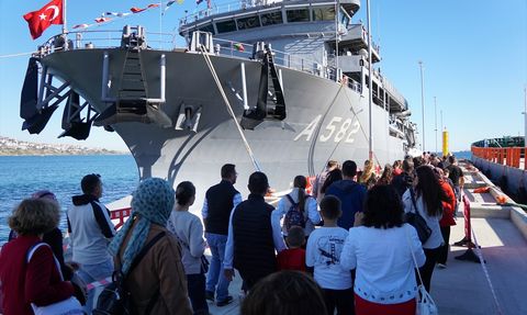 TCG Alemdar Tekirdağ'da Ziyarete Açıldı