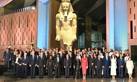 Bakan Ersoy, Büyük Mısır Müzesi Açılış Töreninde