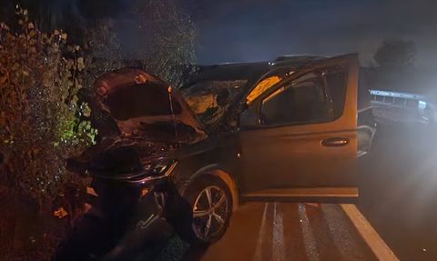 Bolu'da Traktör ve Kamyonet Çarpıştı: 5 Yaralı