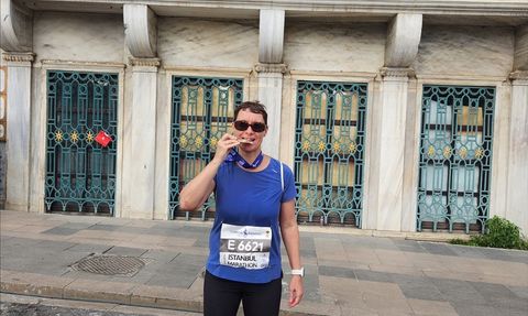 Fransa'nın Büyükelçisi 47. İstanbul Maratonu'nda