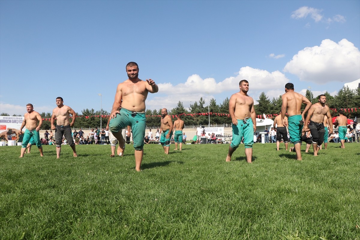 Atatürk Üniversitesi Spor Kulübü'nce organize edilen 1. Karakucak Güreş Festivali, Atatürk...