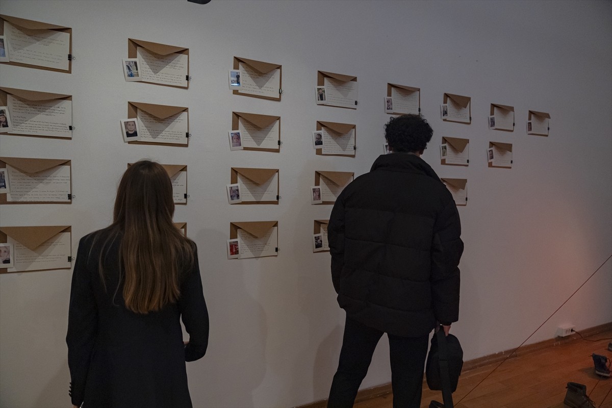 Orta Doğu Teknik Üniversitesi (ODTÜ) merkez kütüphanesinde, Filistin konulu "Vatan: Hafıza ile...