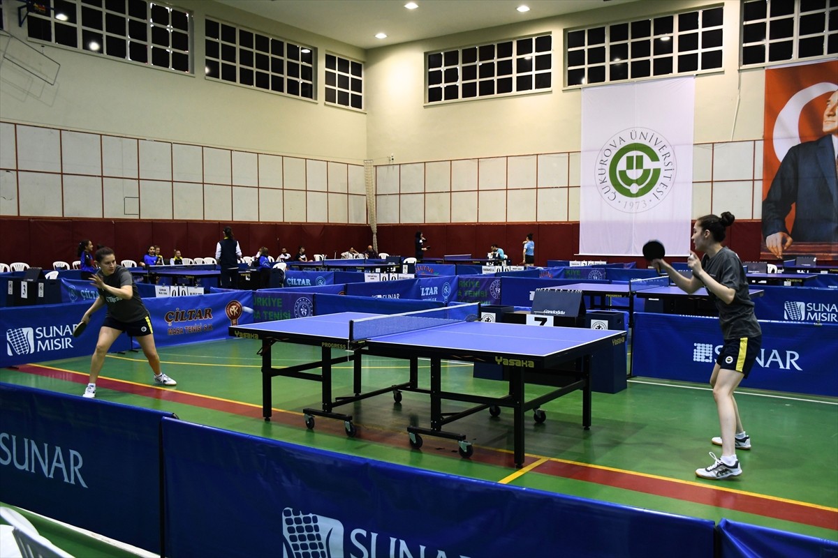 Türkiye Masa Tenisi Federasyonu tarafından düzenlenen Süper Lig 2. etap müsabakaları Adana'da...