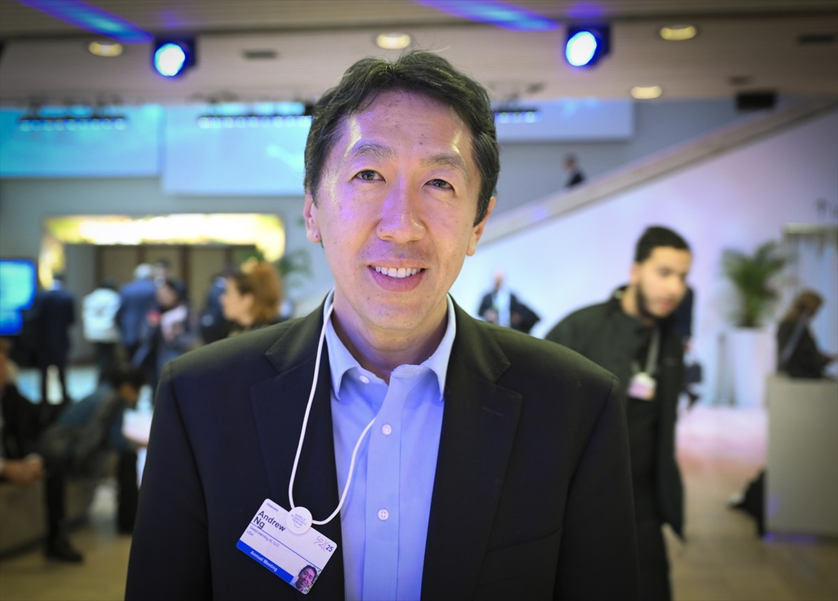 ABD merkezli DeepLearning.AI Kurucusu Andrew Ng, Dünya Ekonomik Forumu'nun (WEF) İsviçre'nin Davos...