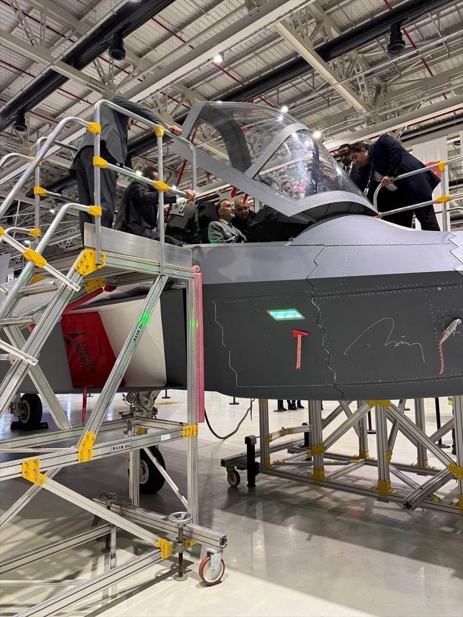 Cumhurbaşkanlığı Savunma Sanayii (SSB) Başkanı Haluk Görgün, SSB Nuri Demirağ Salonu'nda...