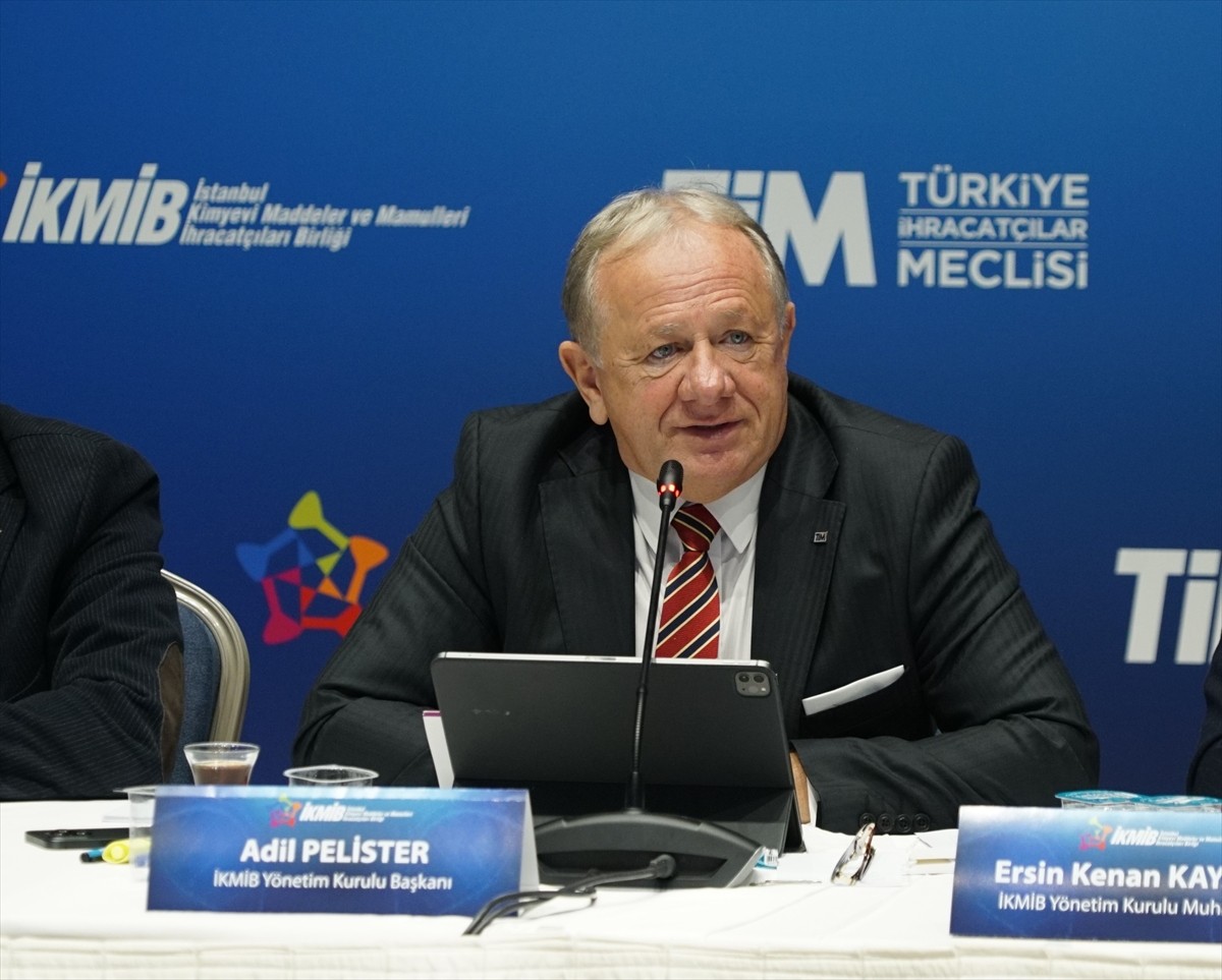 İstanbul Kimyevi Maddeler ve Mamulleri İhracatçılar Birliği (İKMİB) Başkanı Adil Pelister, Türkiye...