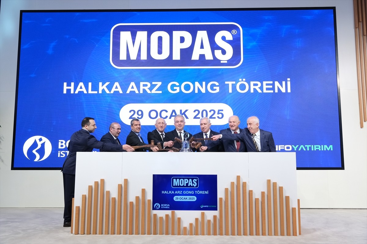 Mopaş Marketçilik Gıda Sanayi ve Ticaret AŞ, Borsa İstanbul'da düzenlenen gong töreniyle Yıldız...