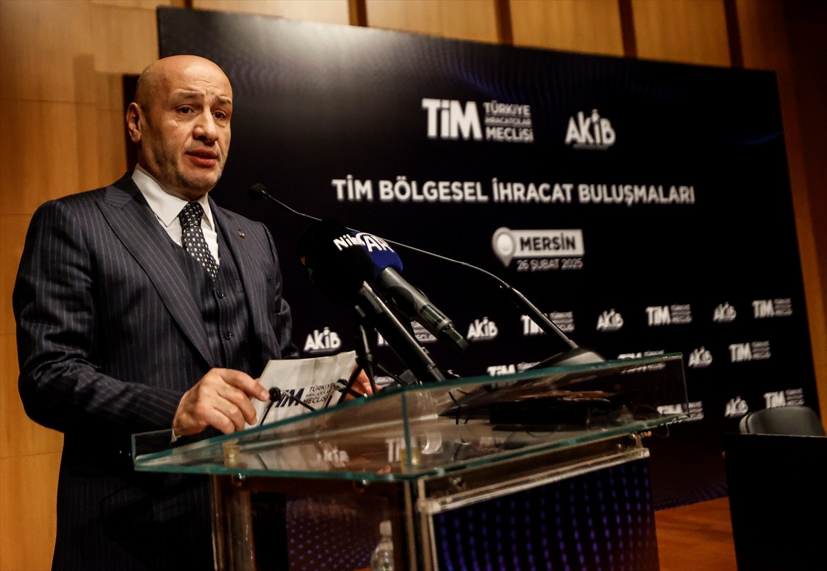 Mersin'de, "TİM Bölgesel İhracat Buluşmaları Mersin Toplantısı" Akdeniz İhracatçı Birlikleri'nde...