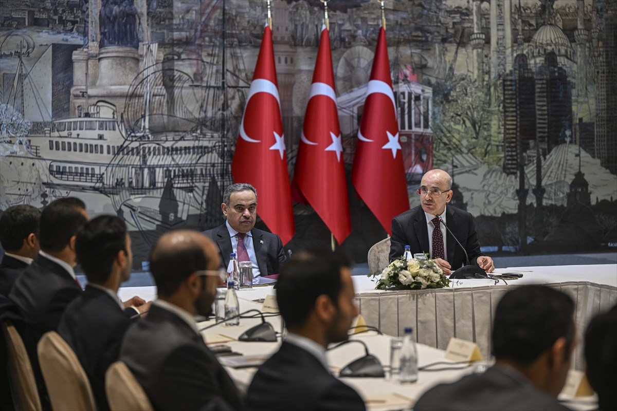 Türkiye-Katar Karma Ekonomik Komisyonu (KEK) toplantısı Hazine ve Maliye Bakanı Mehmet Şimşek...