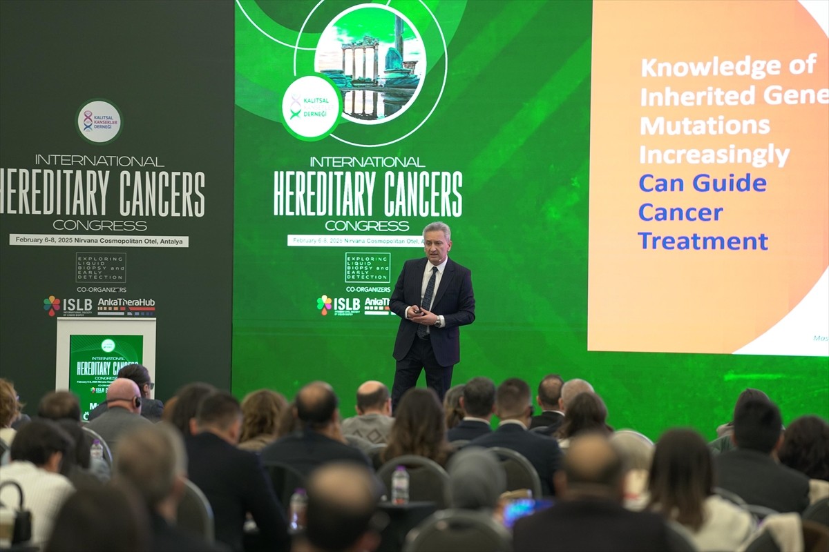 Uluslararası Kalıtsal Kanserler Kongresi'nde; ABD, İngiltere, İspanya, İtalya, Yunanistan, Almanya...