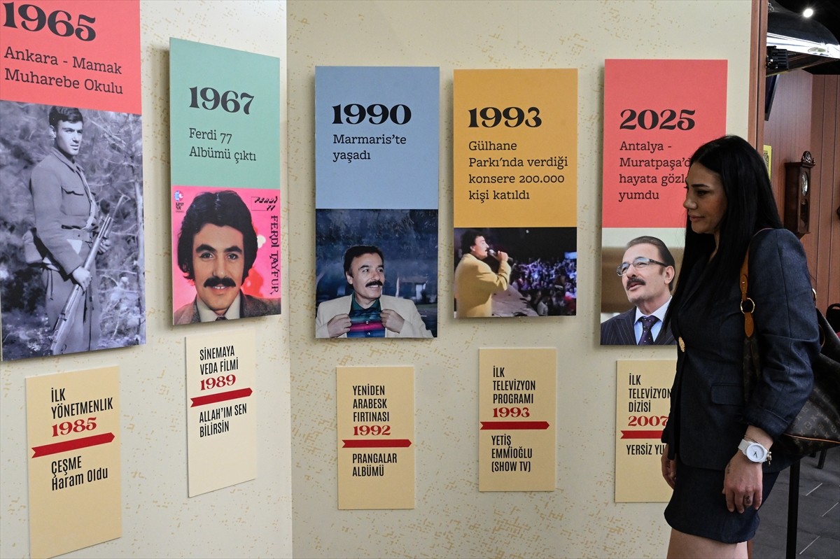 Adana'da, "Türkiye Kültür Yolu Festivali" kapsamında açılan merhum Adanalı sanatçı Ferdi Tayfur'un...