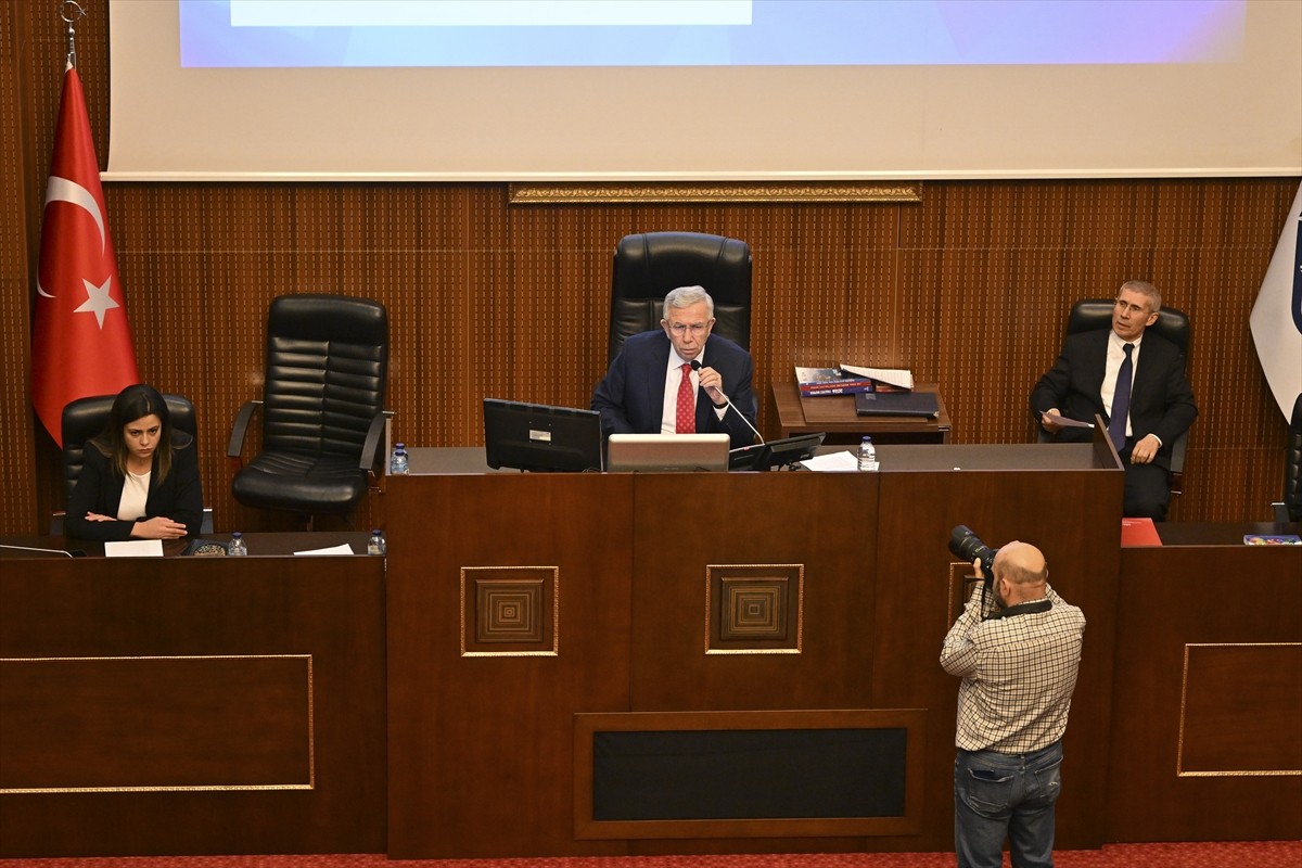 Ankara Büyükşehir Belediye (ABB) Başkanı Mansur Yavaş, 2024 yılı faaliyet raporunu ABB Meclisi'ne...