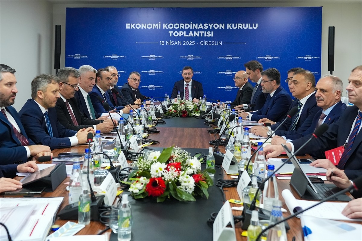 Ekonomi Koordinasyon Kurulu (EKK), Cumhurbaşkanı Yardımcısı Cevdet Yılmaz başkanlığında Giresun'da...