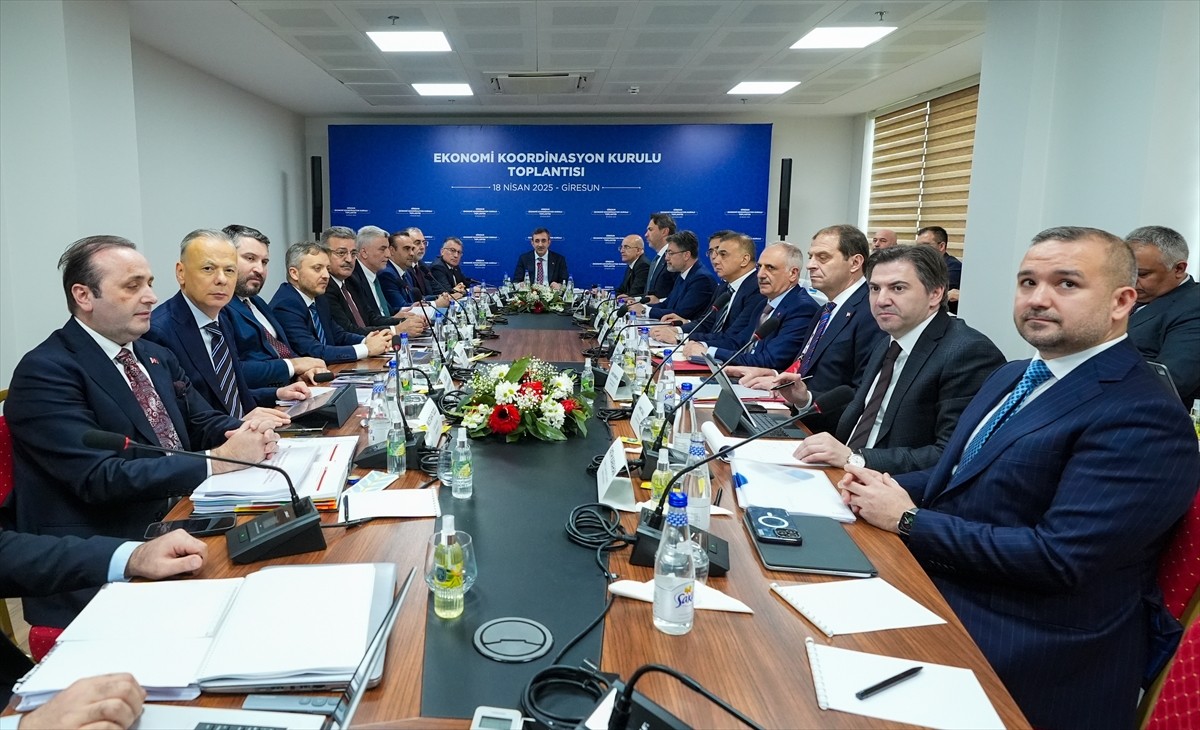 Ekonomi Koordinasyon Kurulu (EKK), Cumhurbaşkanı Yardımcısı Cevdet Yılmaz başkanlığında Giresun'da...