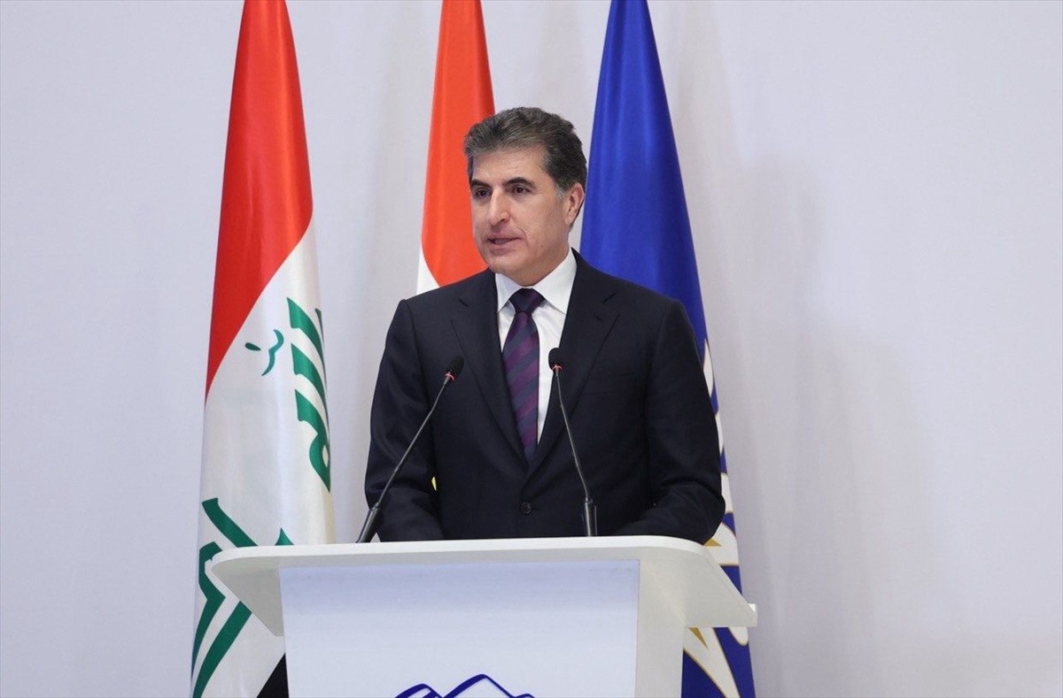 Irak Kürt Bölgesel Yönetimi (IKBY) Başkanı Neçirvan Barzani, "Türkiye'de barış için oluşan ortam...