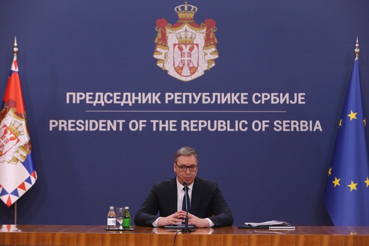 Sırbistan Cumhurbaşkanı Aleksandar Vucic, Belgrad Üniversitesi Tıp Fakültesi'nde akademisyen...