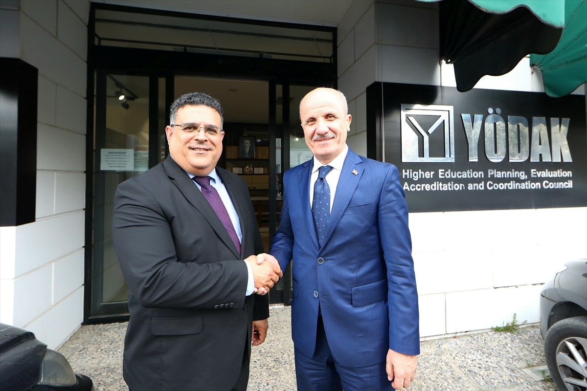 Yükseköğretim Kurulu (YÖK) Başkanı Prof. Dr. Erol Özvar, Kuzey Kıbrıs Türk Cumhuriyeti (KKTC)...