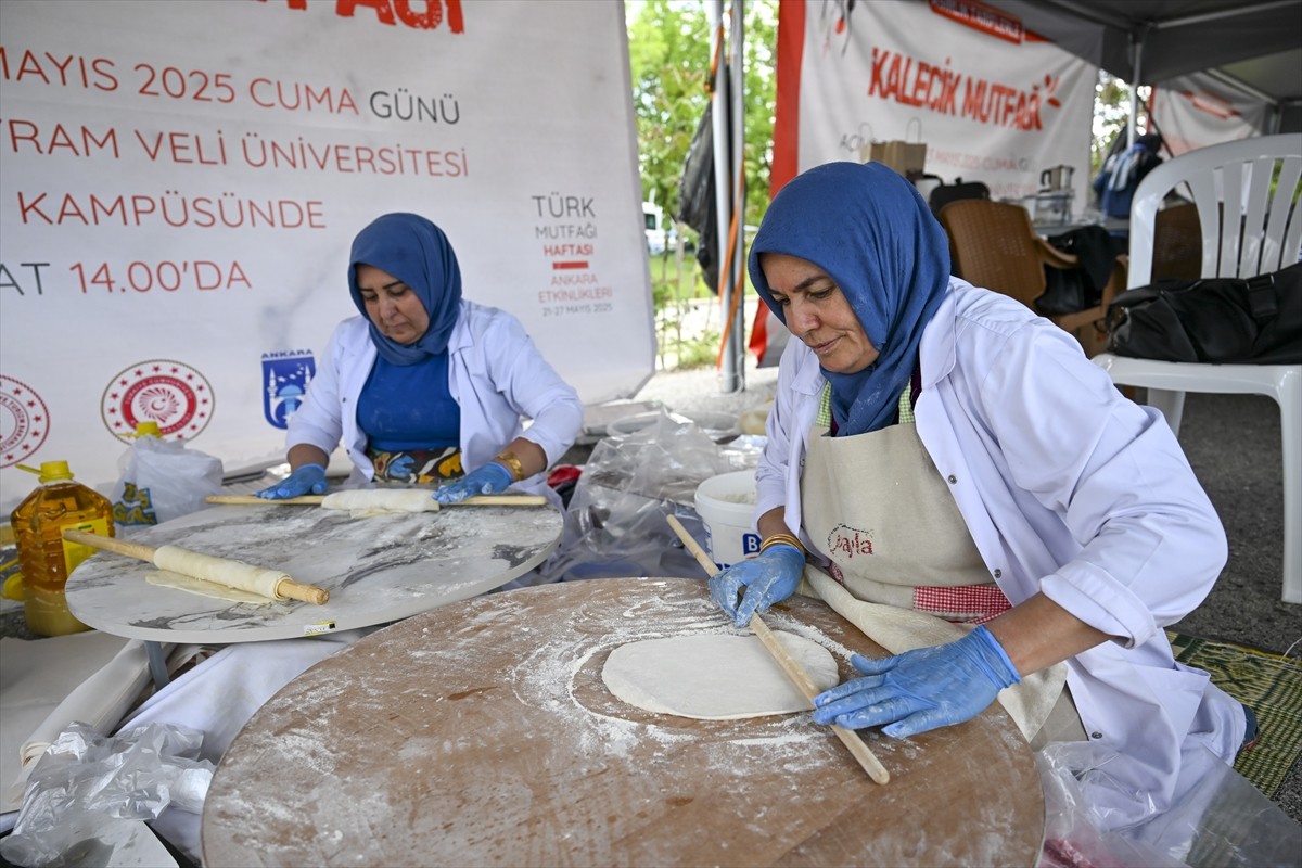 Ankara İl Kültür ve Turizm Müdürlüğünce Türk Mutfağı Haftası dolayısıyla Ankara Hacı Bayram Veli...