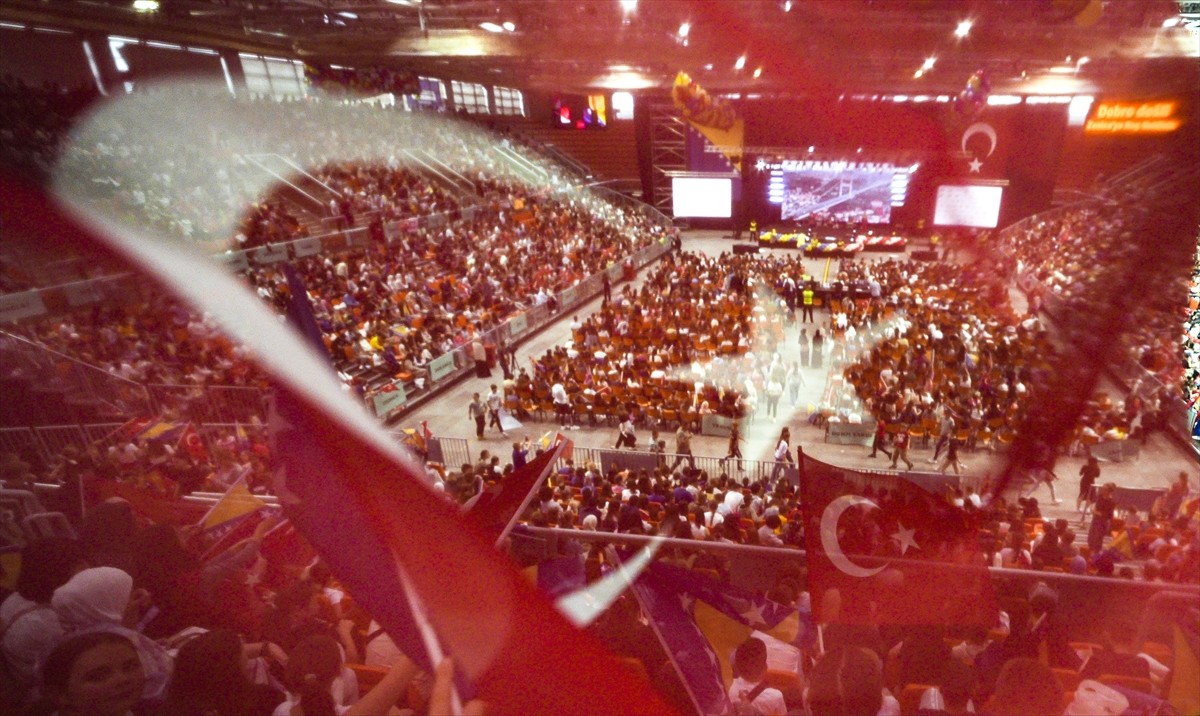 Bosna Hersek'in Zenica şehrinde Yunus Emre Enstitüsü (YEE) tarafından düzenlenen "Tercihim Türkçe...