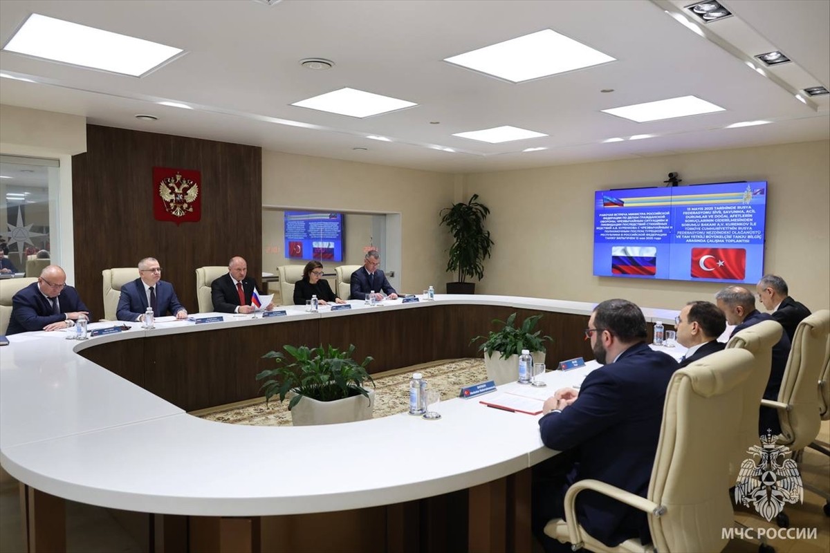 Türkiye'nin ilk nükleer santrali Akkuyu Nükleer Güç Santrali'nde çalışanların ve bölgedeki yerel...