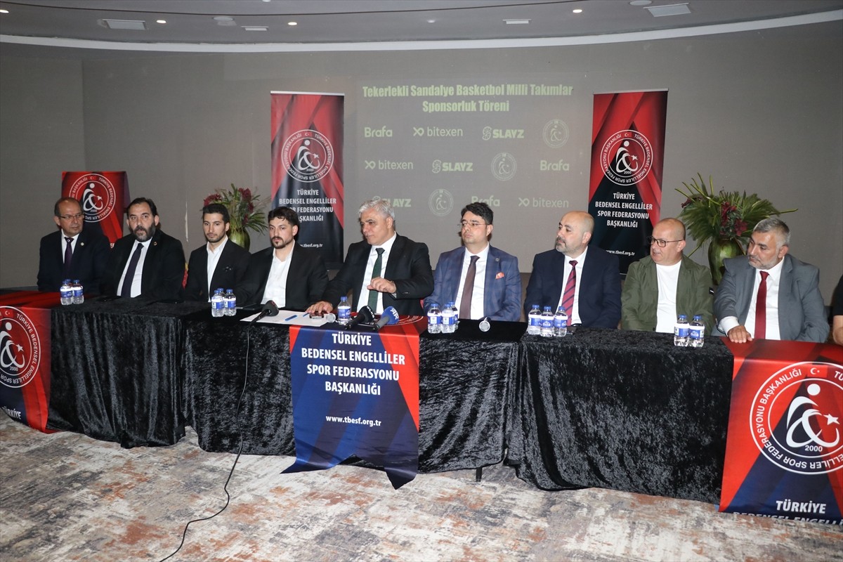 23 Yaş Altı Tekerlekli Sandalye Basketbol Milli Takımı'nın kampa girdiği Yalova'da, Türkiye...