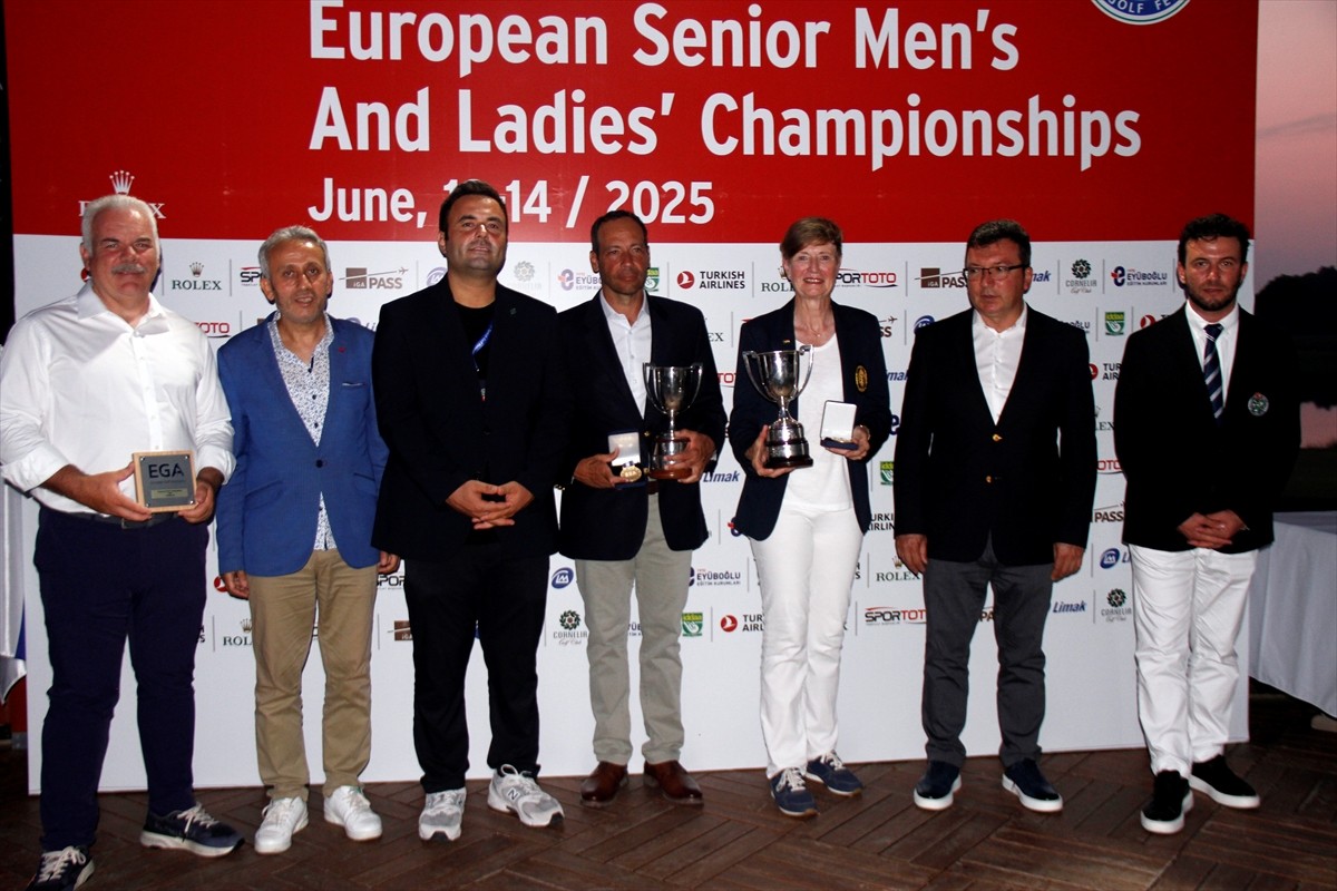 Avrupa Golf Birliği (EGA) tarafından Antalya'da düzenlenen Avrupa 50 Yaş Üstü Büyükler Golf...