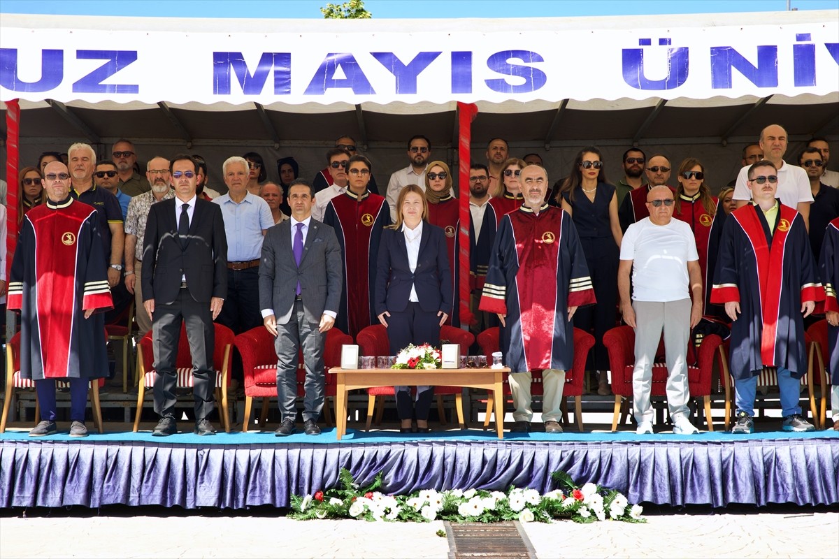 Ondokuz Mayıs Üniversitesi (OMÜ) Mühendislik Fakültesinde mezuniyet töreni...