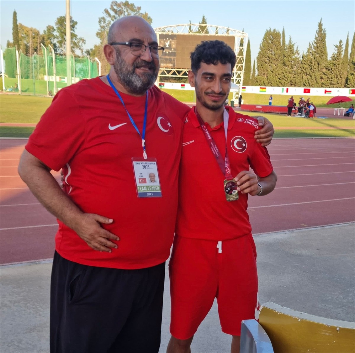 Özel sporcu Mehmet Emin Eğilmez, Tunus'ta düzenlenen Dünya Para Atletizm Grand Prix yarışmalarında...