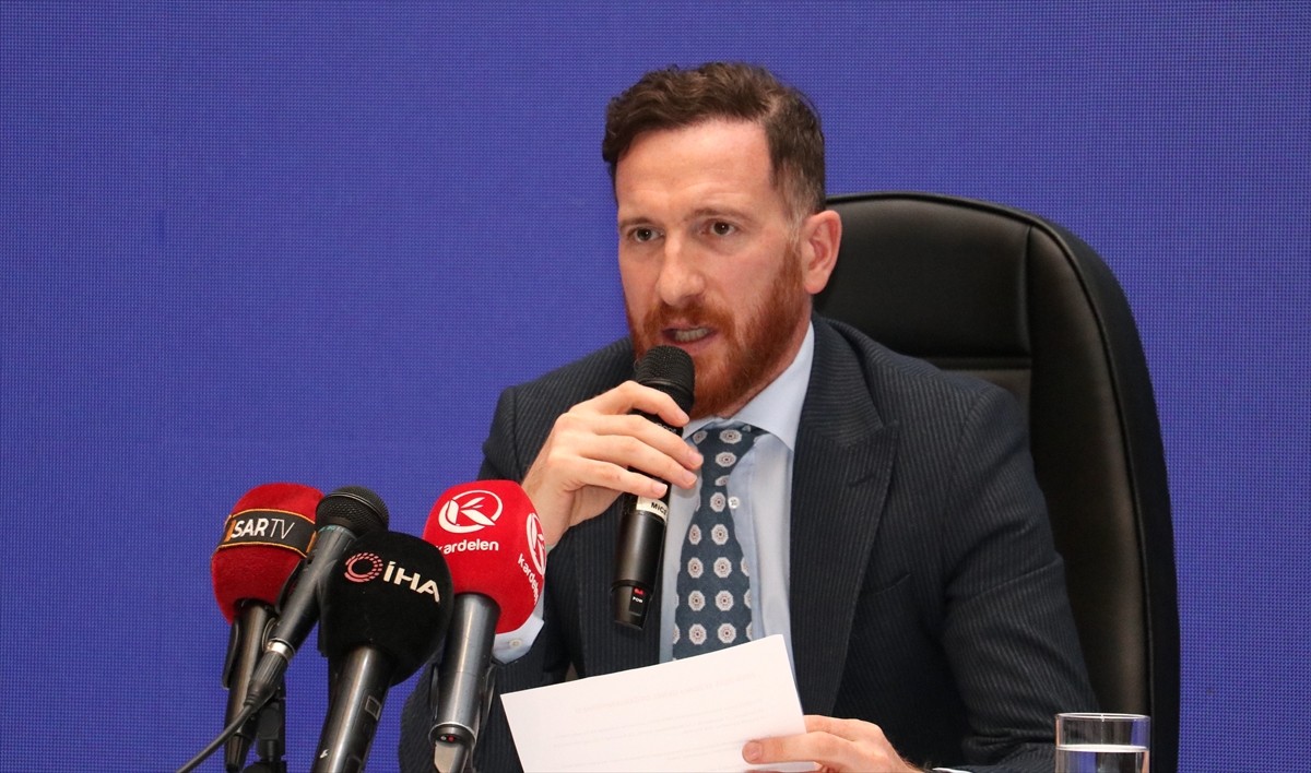 Trendyol 1. Lig ekiplerinden Erzurumspor FK'nin başkanı Ahmet Dal, kentteki bir otelde basın...