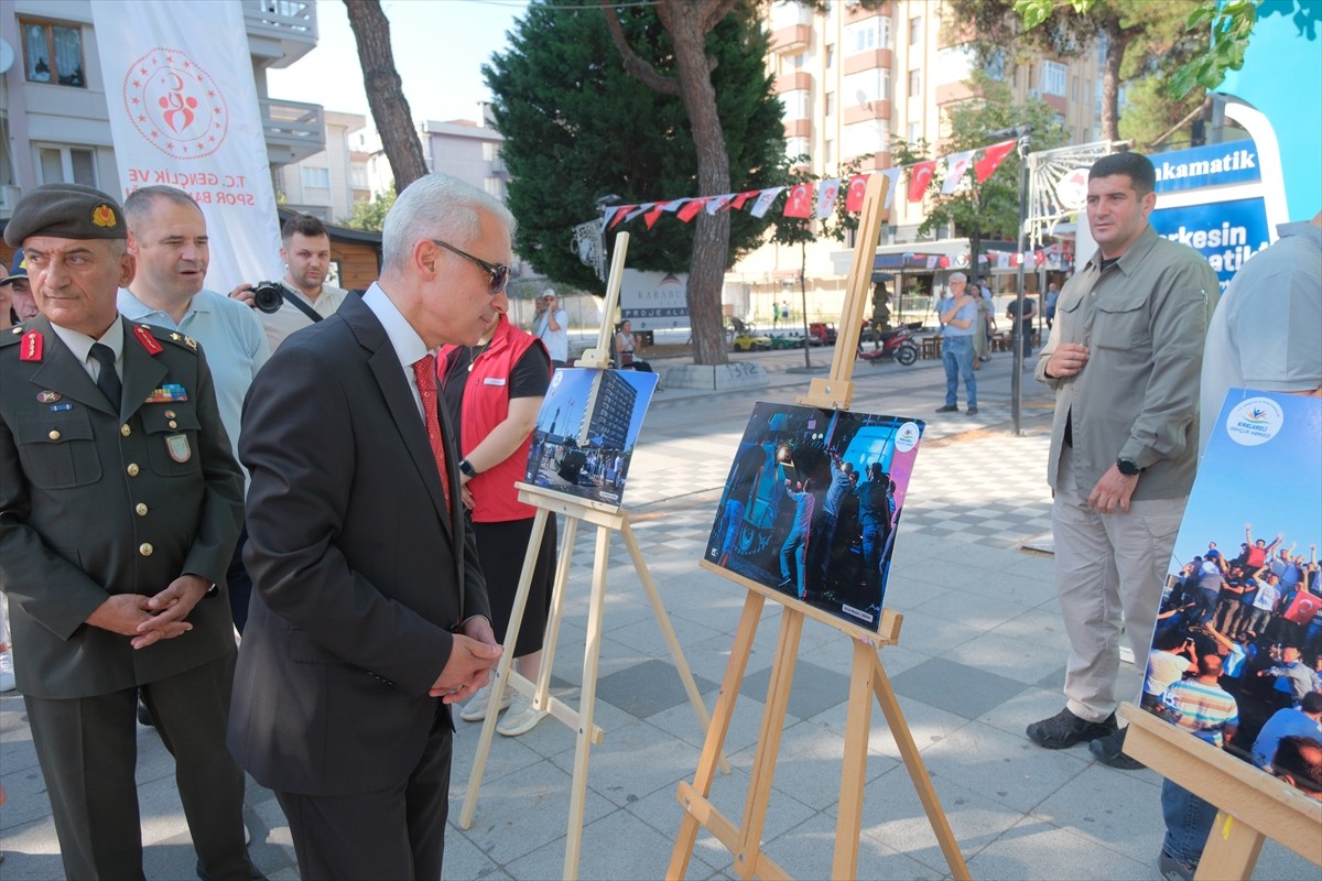 Kırklareli'nde, 15 Temmuz Demokrasi ve Milli Birlik Günü etkinlikleri kapsamında Anadolu Ajansı...