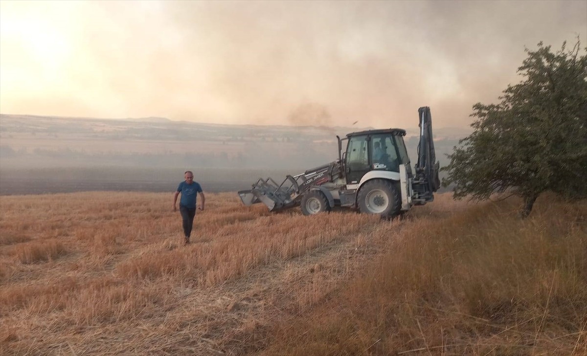 Kırklareli'nde, tarım arazisinde başlayıp ağaçlık alana sıçrayan yangın söndürüldü. Yangında...