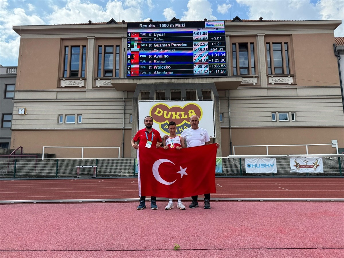 Milli atlet Muhammet Eren Uysal, Çekya'da devam eden Avrupa Down Sendrom Atletizm, Tenis ve Masa...