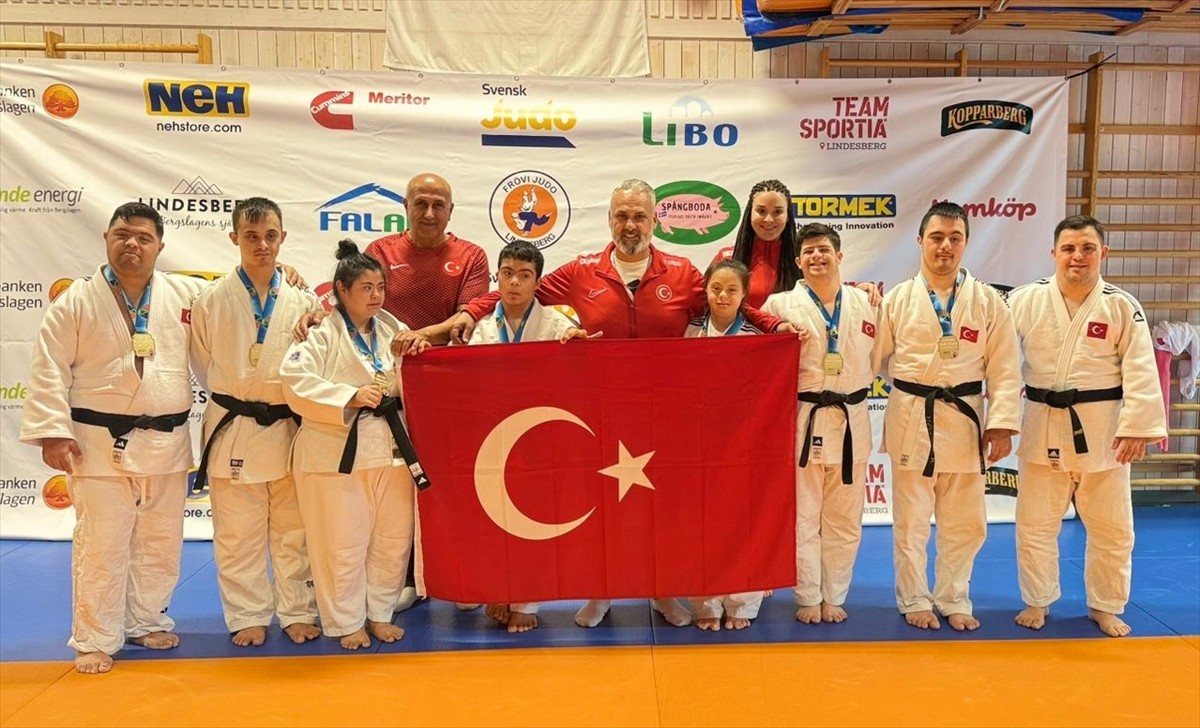 Özel Sporcular Down Judo Milli Takımı, İsveç'te düzenlenen SU-DS Down Sendromlular Avrupa Judo...